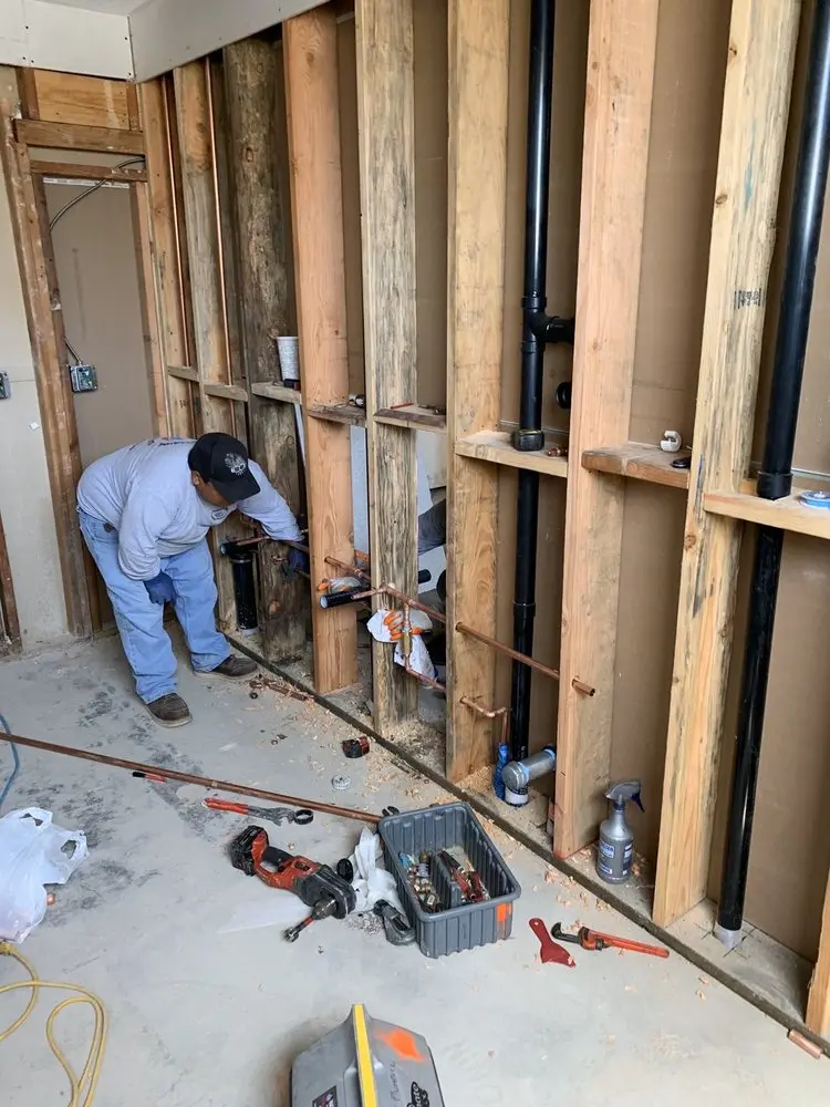 Commercial rough-in plumbing for Gas Line Repair in Crescentville